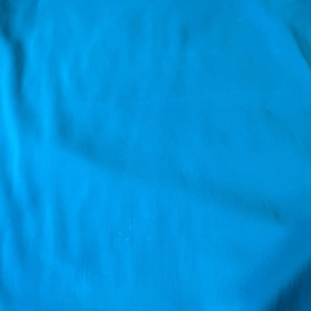 Express Blue V Neck Blouse Size Small Light and Silky - Picture 6 of 6